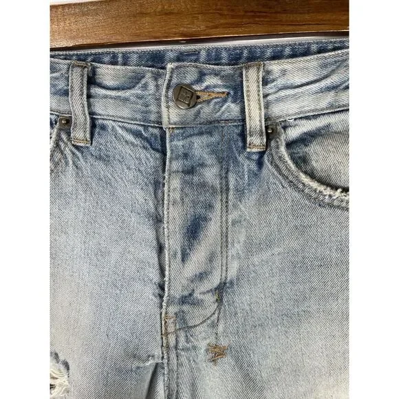 Ksubi Men's Size 30x29‎ Light Blue Distressed Jeans